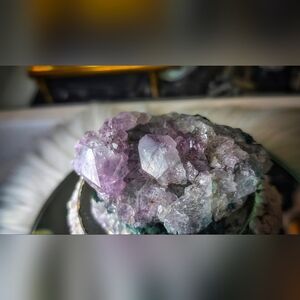 Amethyst Quartz Crystal Cluster